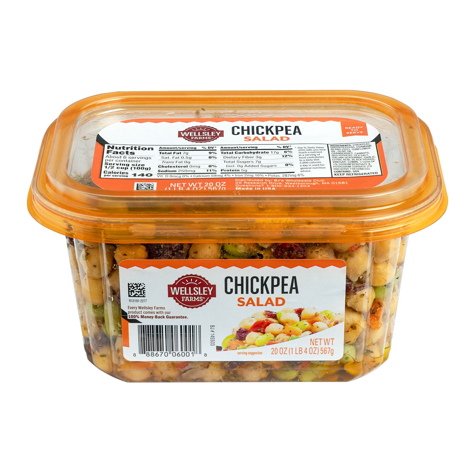 Wellsley Farms Chickpea Salad, 20 oz.