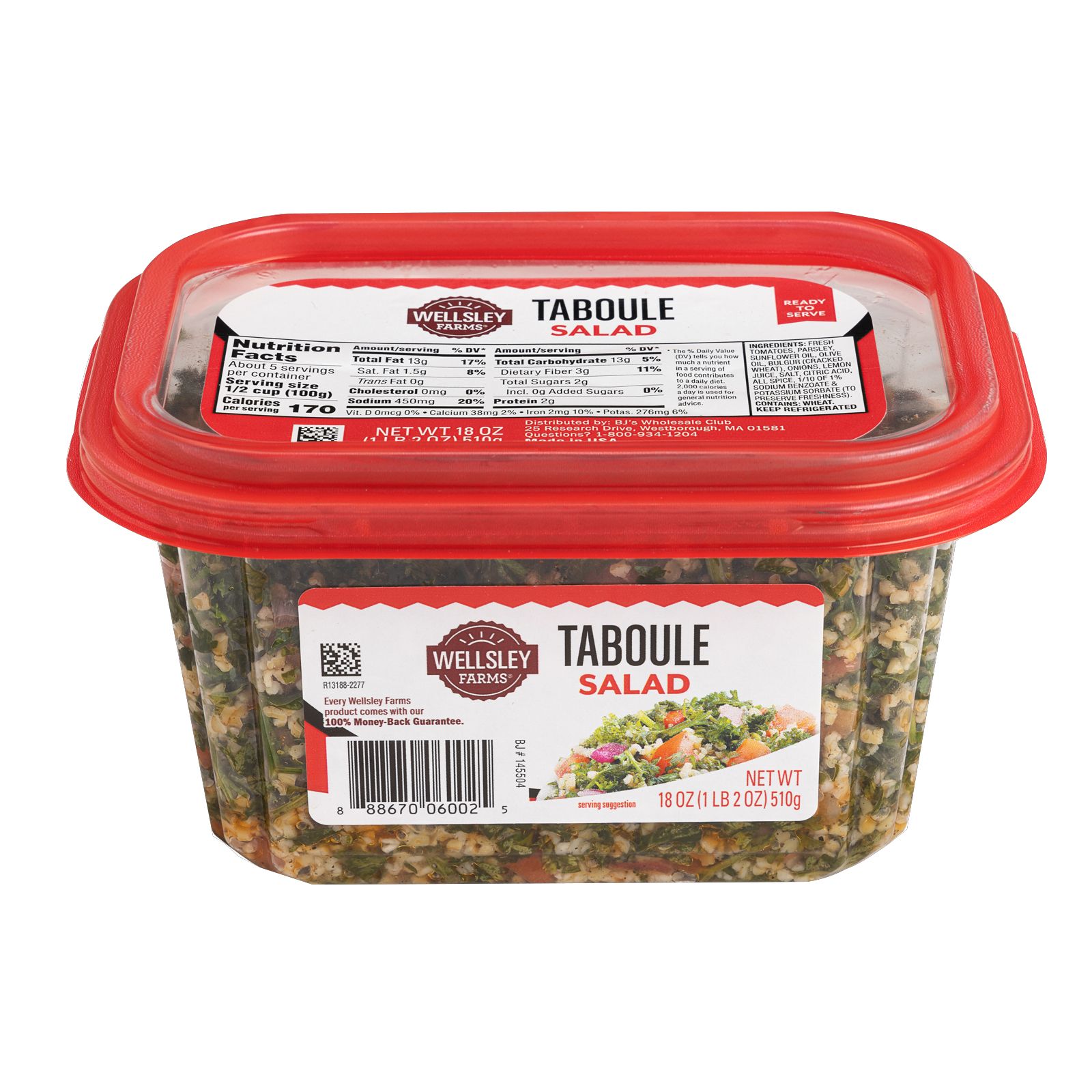 Wellsley Farms Taboule Salad, 18 oz.