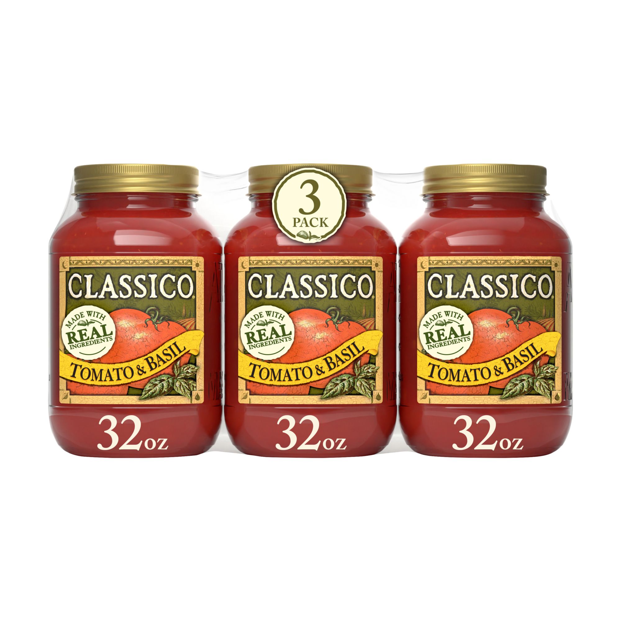 Classico Tomato & Basil Pasta Sauce, 3 pk./32 oz.