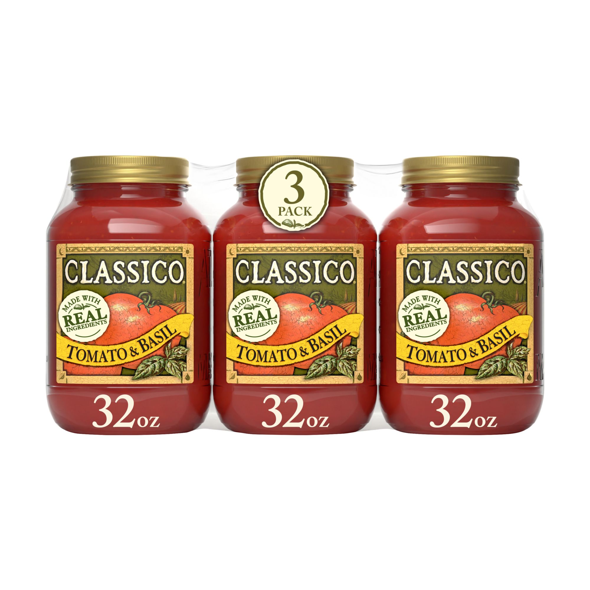 Classico Tomato And Basil Pasta Sauce 3 Pk32 Oz Bjs Wholesale Club