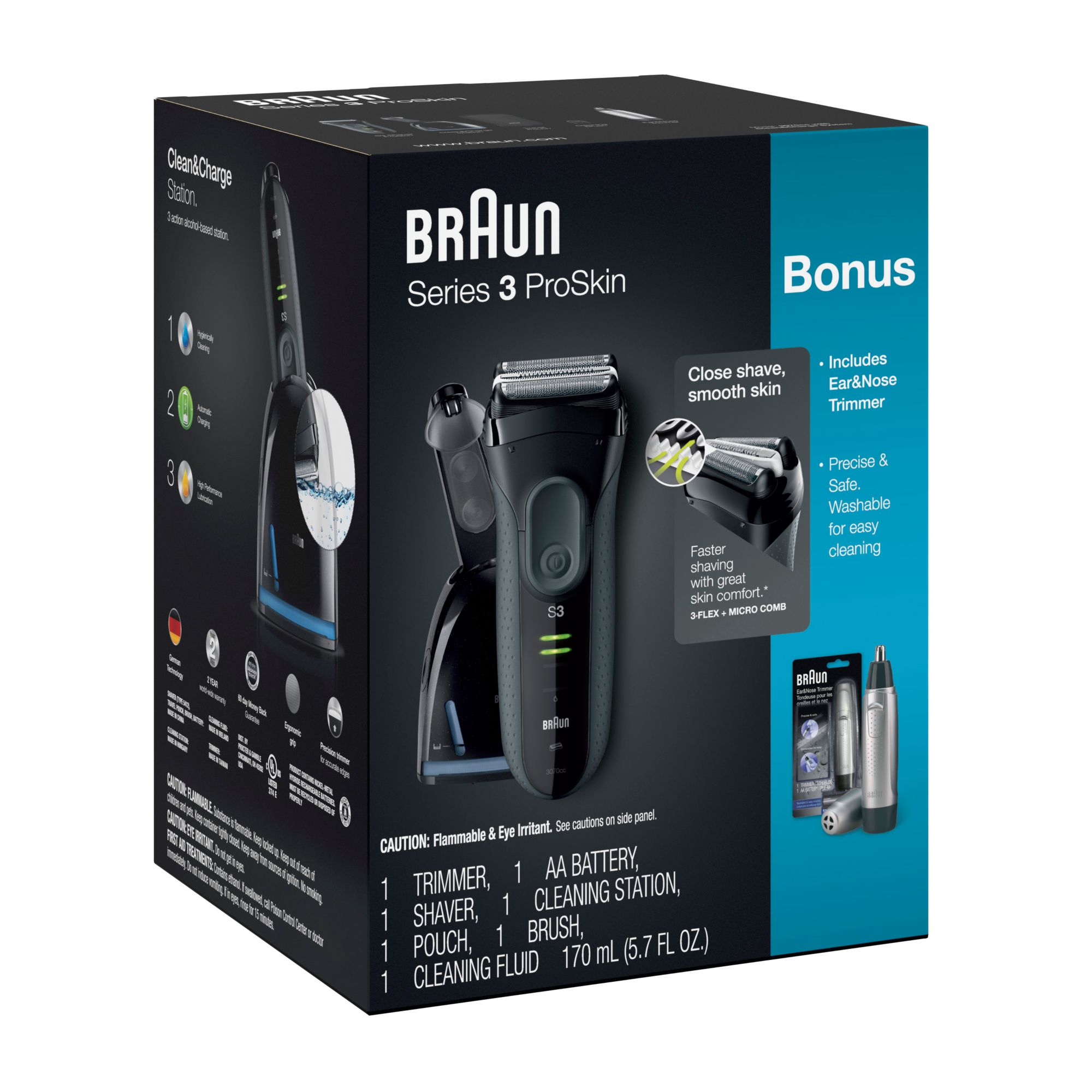  Braun Series 9 9370cc Rechargeable Wet & Dry Men's