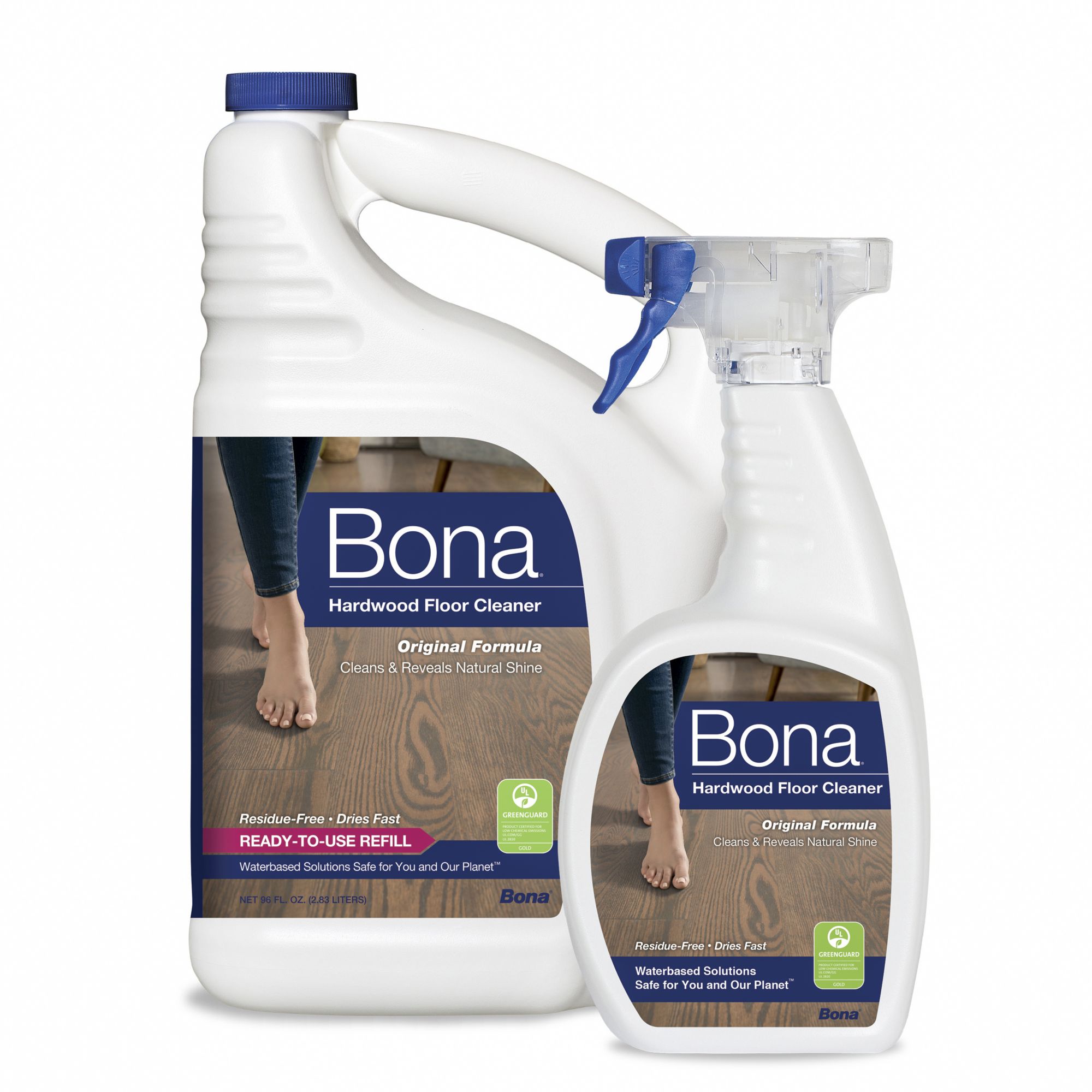 Bona PowerPlus 32 Oz. Hard-Surface Anti-Bacterial Floor Cleaner - Kwik-Set  Fasteners