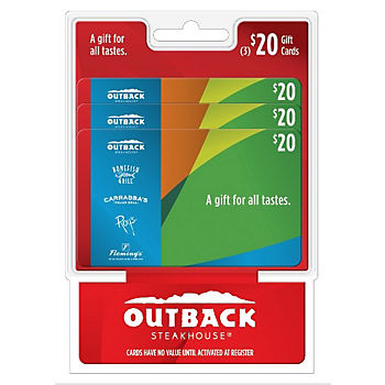 Details about   Outback Steakhouse Pin Gift Card Super Star 2008 NIB! 