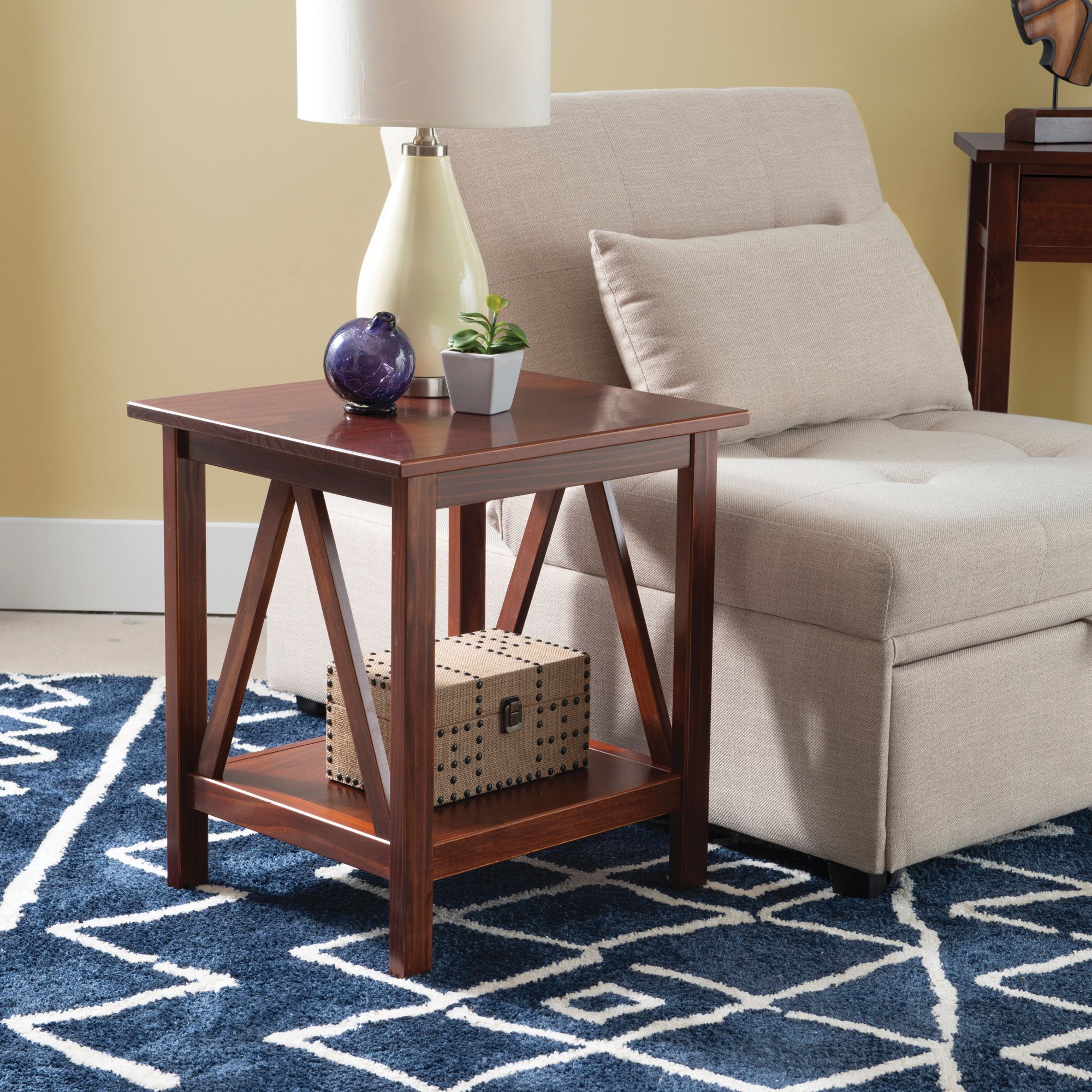 Kanan End Table - Antique Tobacco