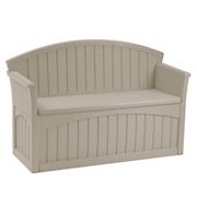 Suncast 50-Gal. Resin Storage Bench - Taupe