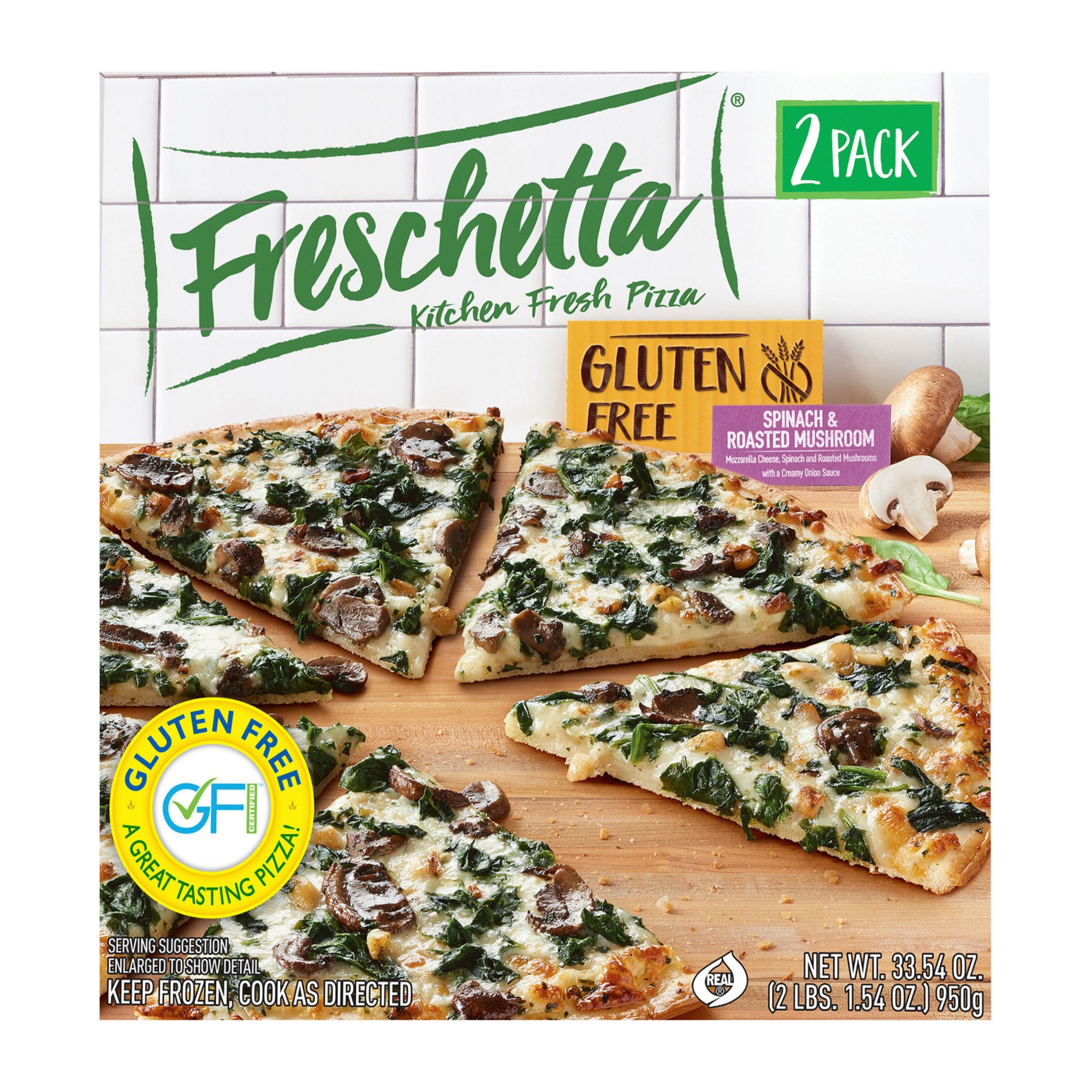 Freschetta Gluten Free Spinach And Mushroom Pizza - Bjs Wholesale Club