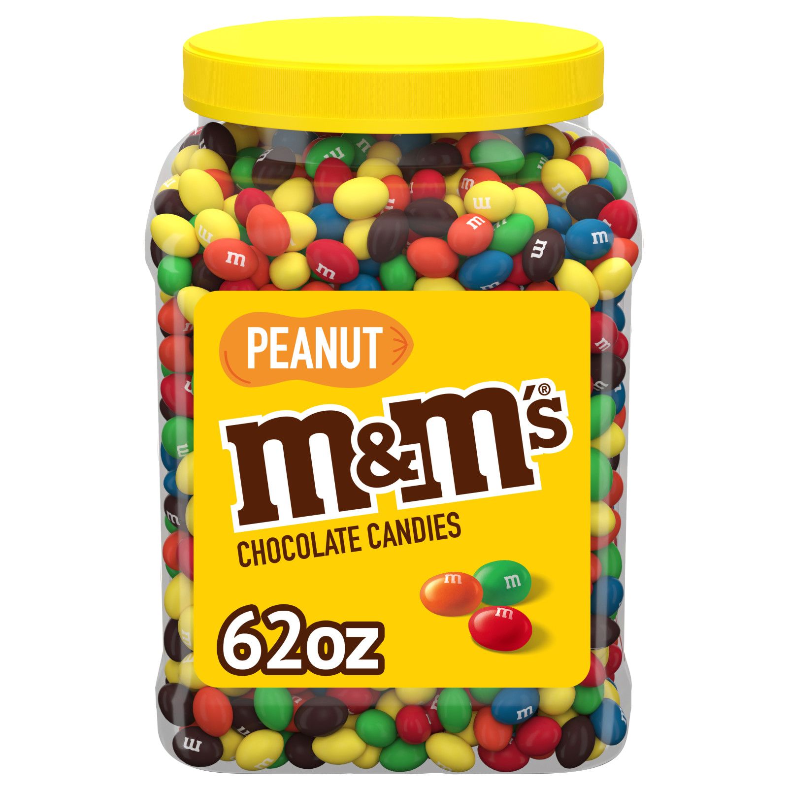 M and Ms Peanut Chocolate Candy, 25 Pound.