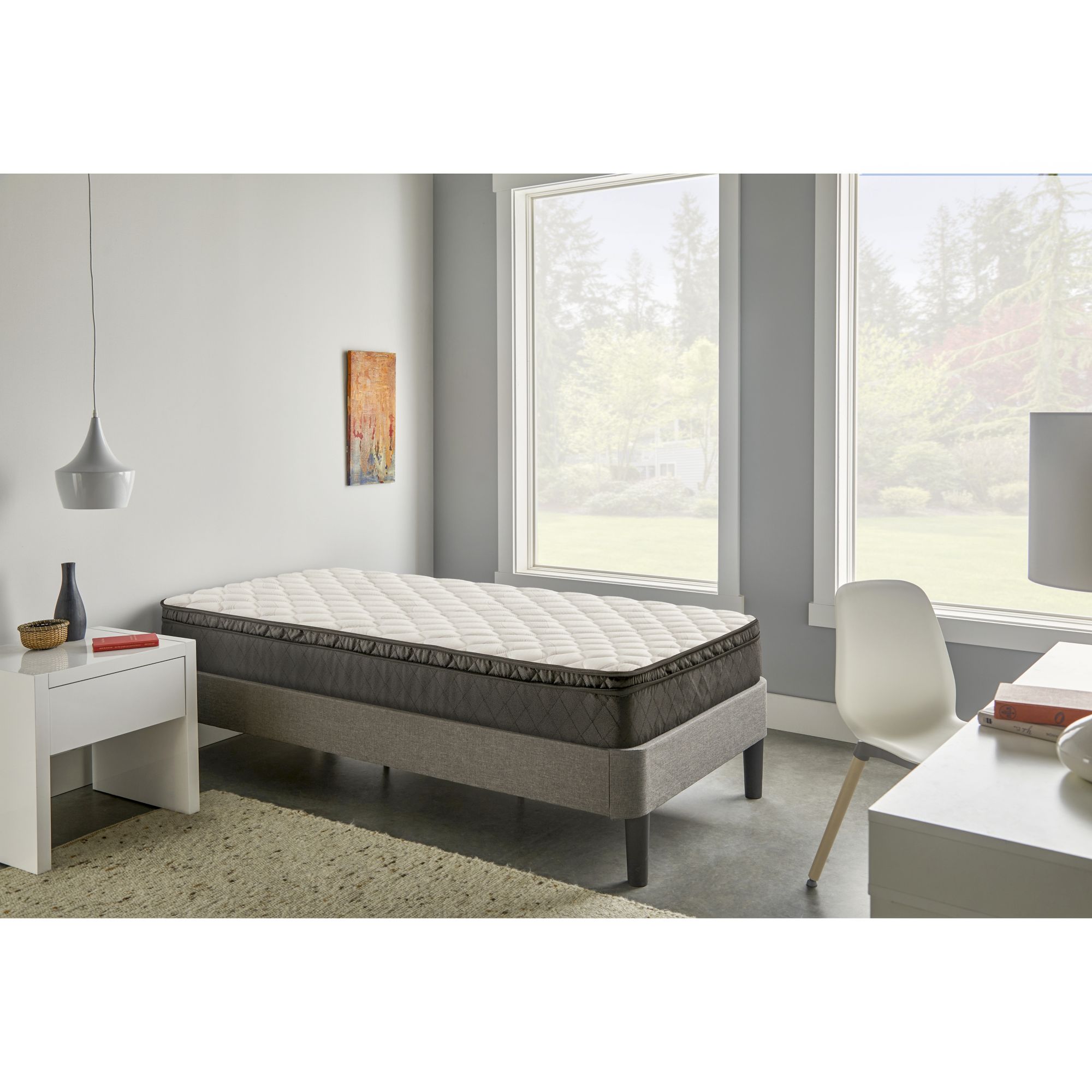 Berkley Jensen Euro Pillow Top Twin Mattress