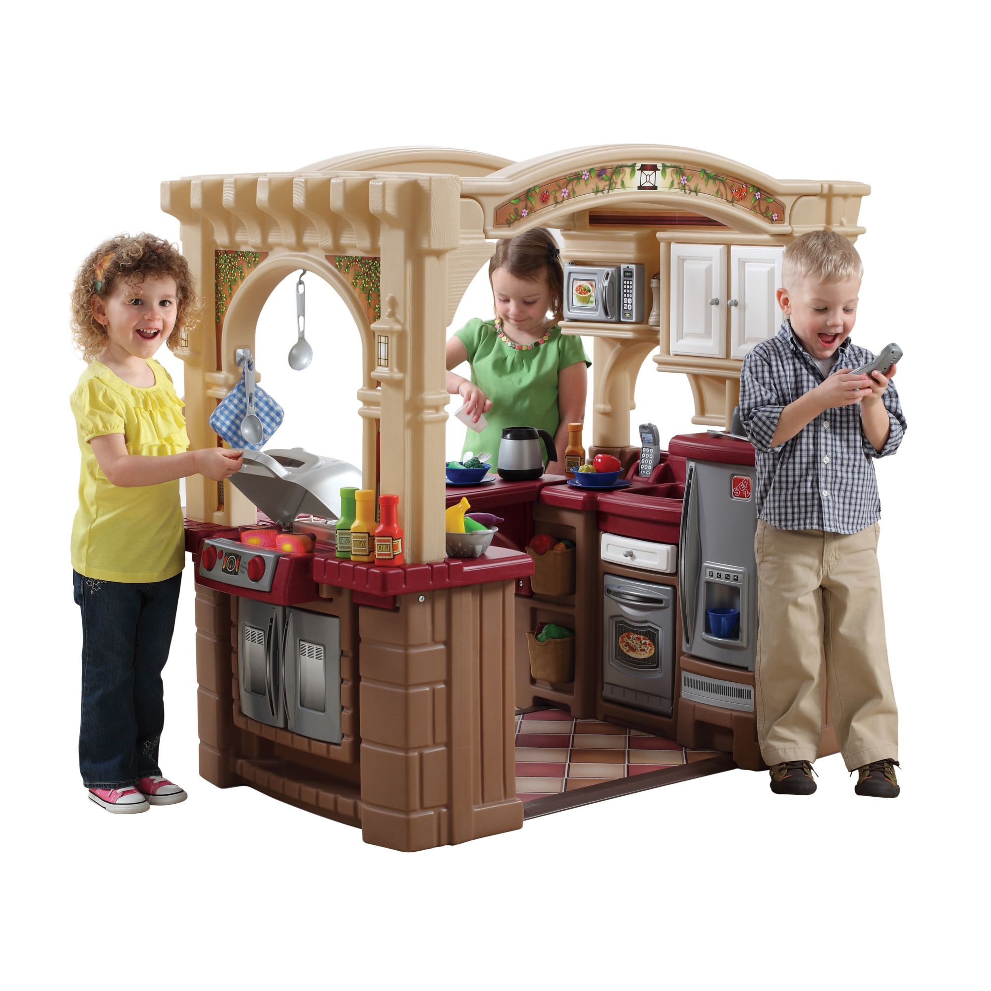 Kids walk in kitchen online