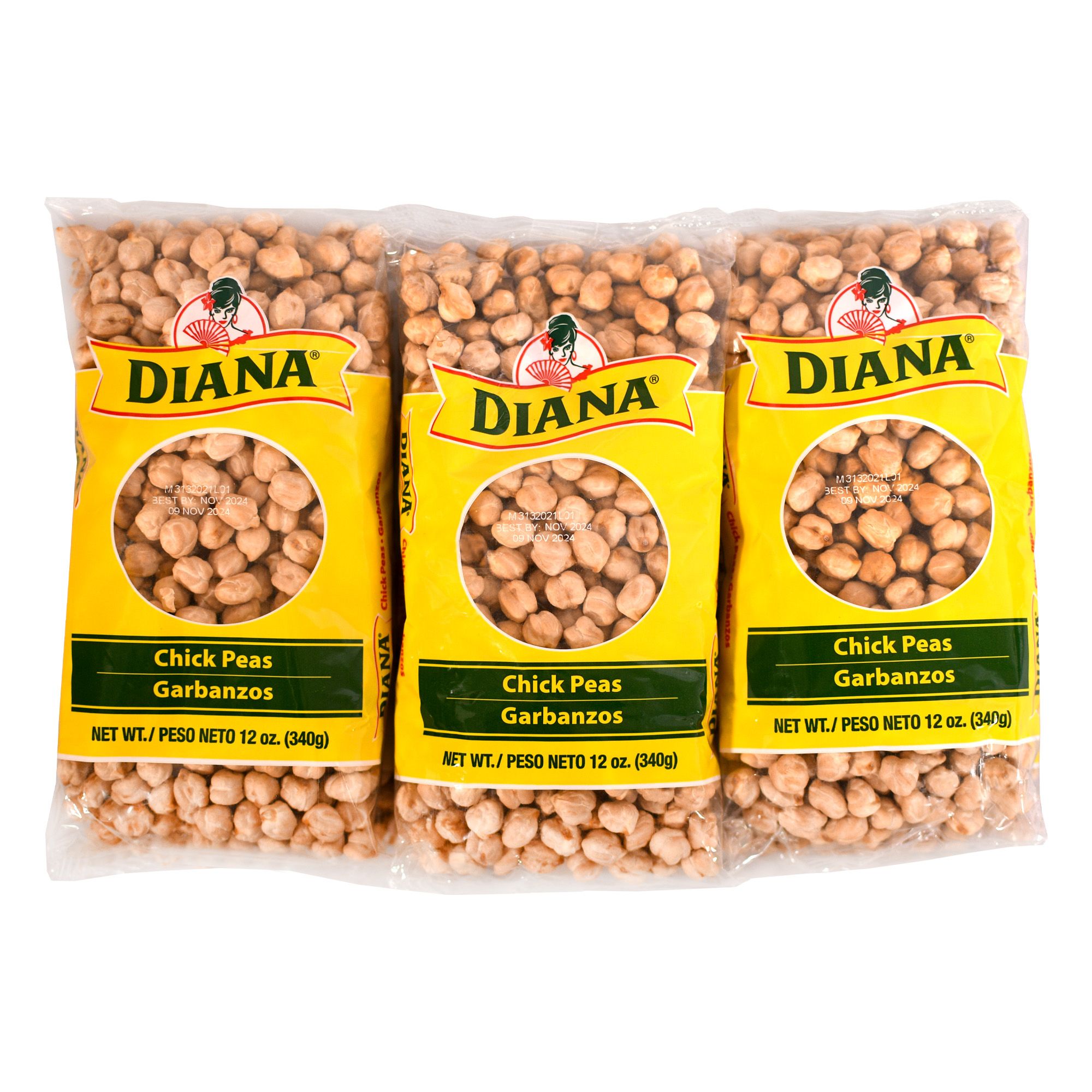 Diana Garbanzos Beans, 6 pk./12 oz.