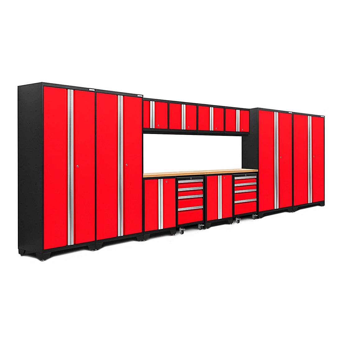 Newage Products Bold 3 0 Series 14 Pc Cabinet Set Red Bjs
