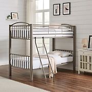 Adler Twin over Twin Bunk Bed - Pewter