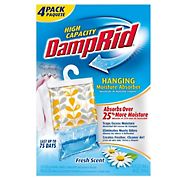DampRid Max 4-Pack Fresh Scent Moisture Absorbing Hanging Bags