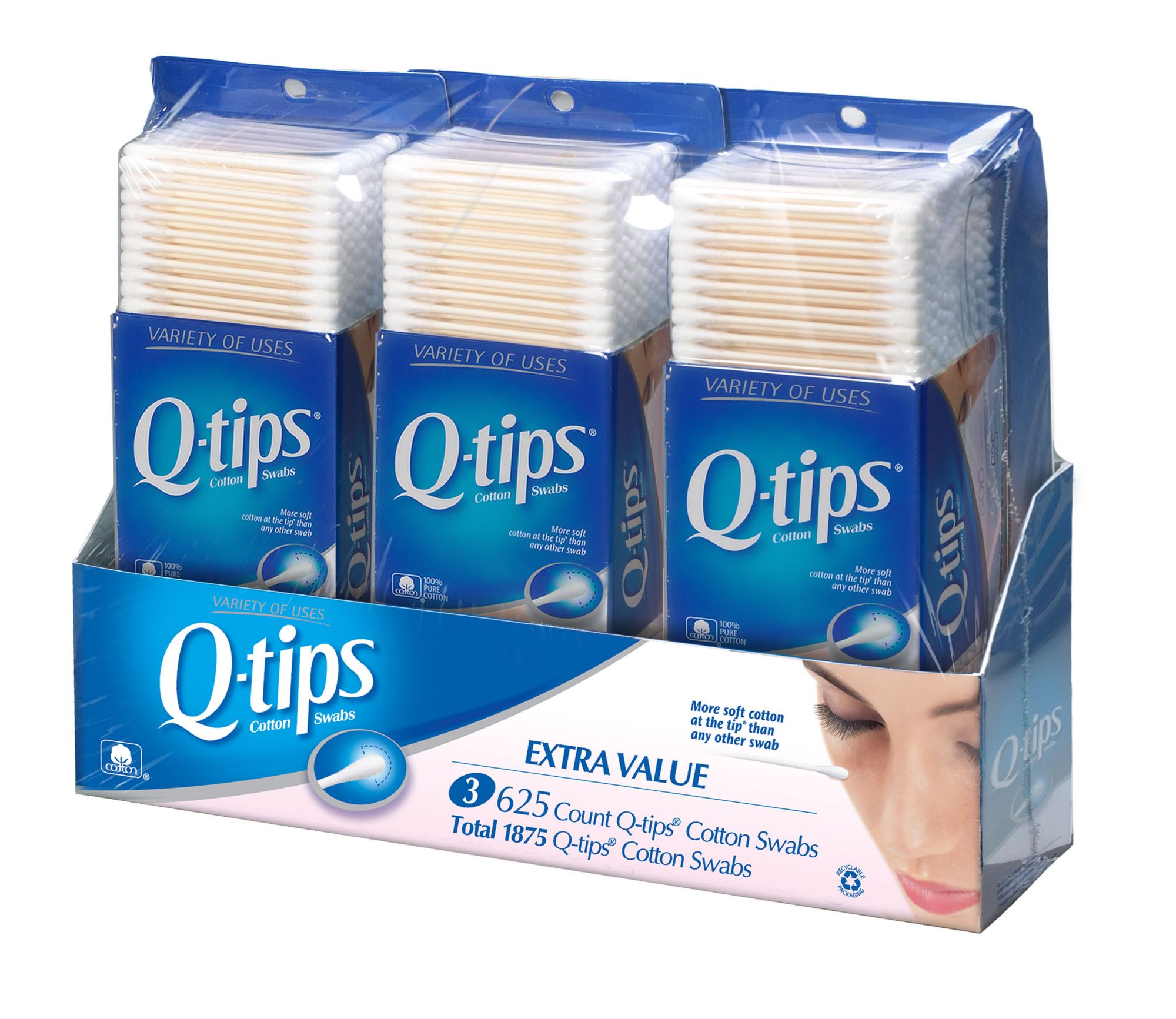 Q-Tips Cotton Swabs Travel Size, 30 count (Pack of 8)
