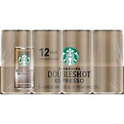 Starbucks Doubleshot Espresso Coffee Cans, 12 pk./6.5 fl. oz.