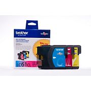 Brother LC61 Color Ink Cartridges, 3 Pack