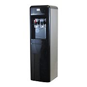 Aquverse Commercial-Grade Hot and Cold Bottleless Water Station - Black/Stainless Steel