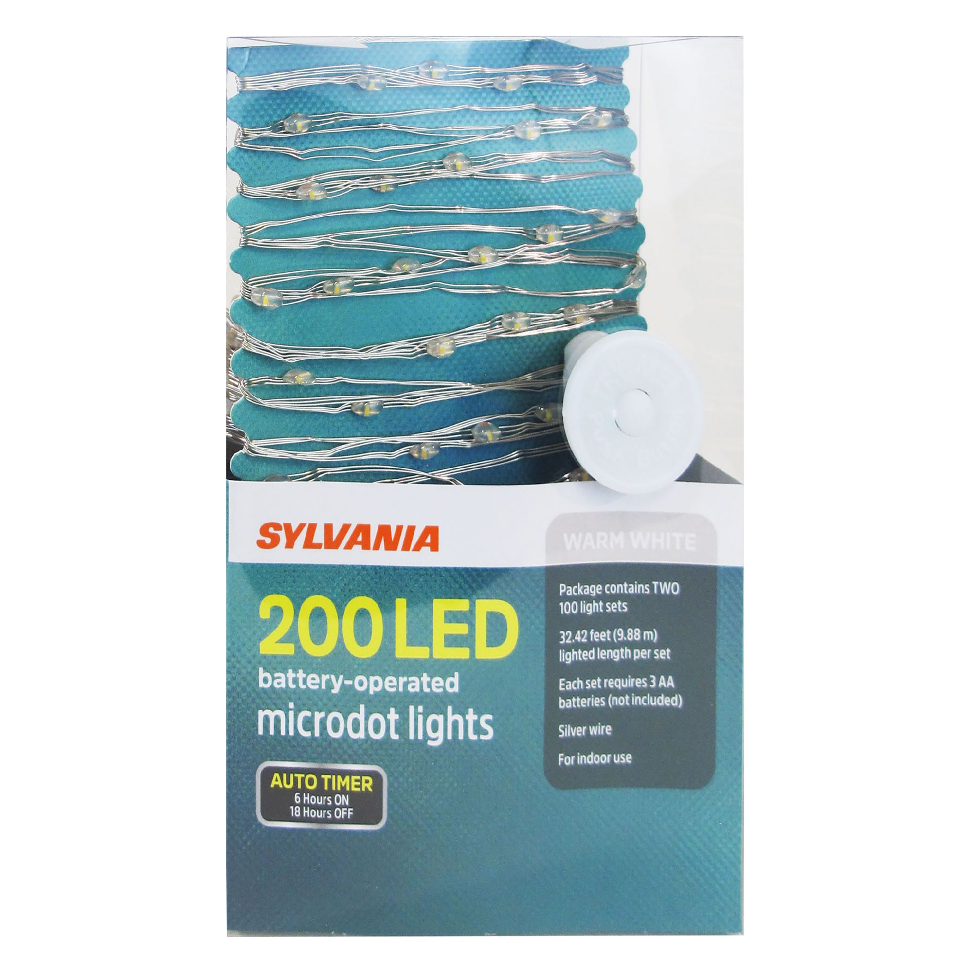 Sylvania LED Microdot Light String, 2 pk. - Assorted