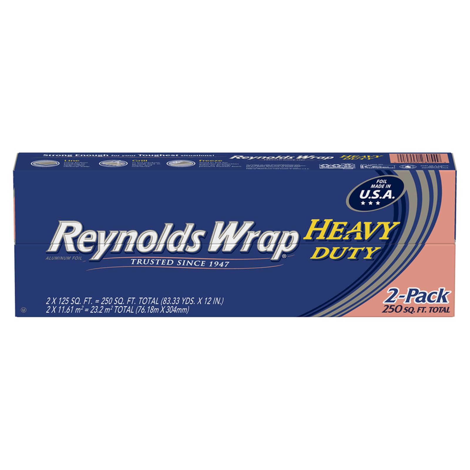 Reynolds Wrap Heavy Duty Aluminum Foil, 18 x 33.33 yd, 2-count