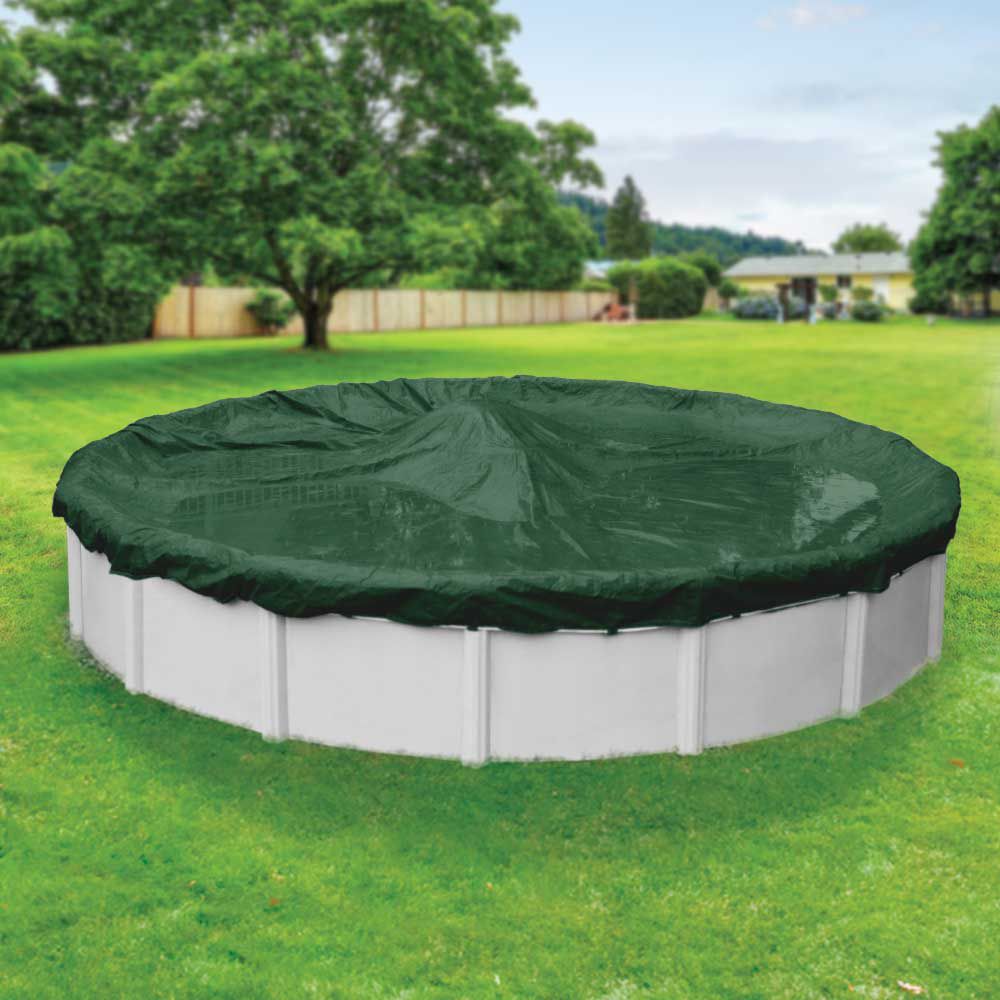 Robelle Dura-Guard 12' Aboveground Pool Winter Cover - Green