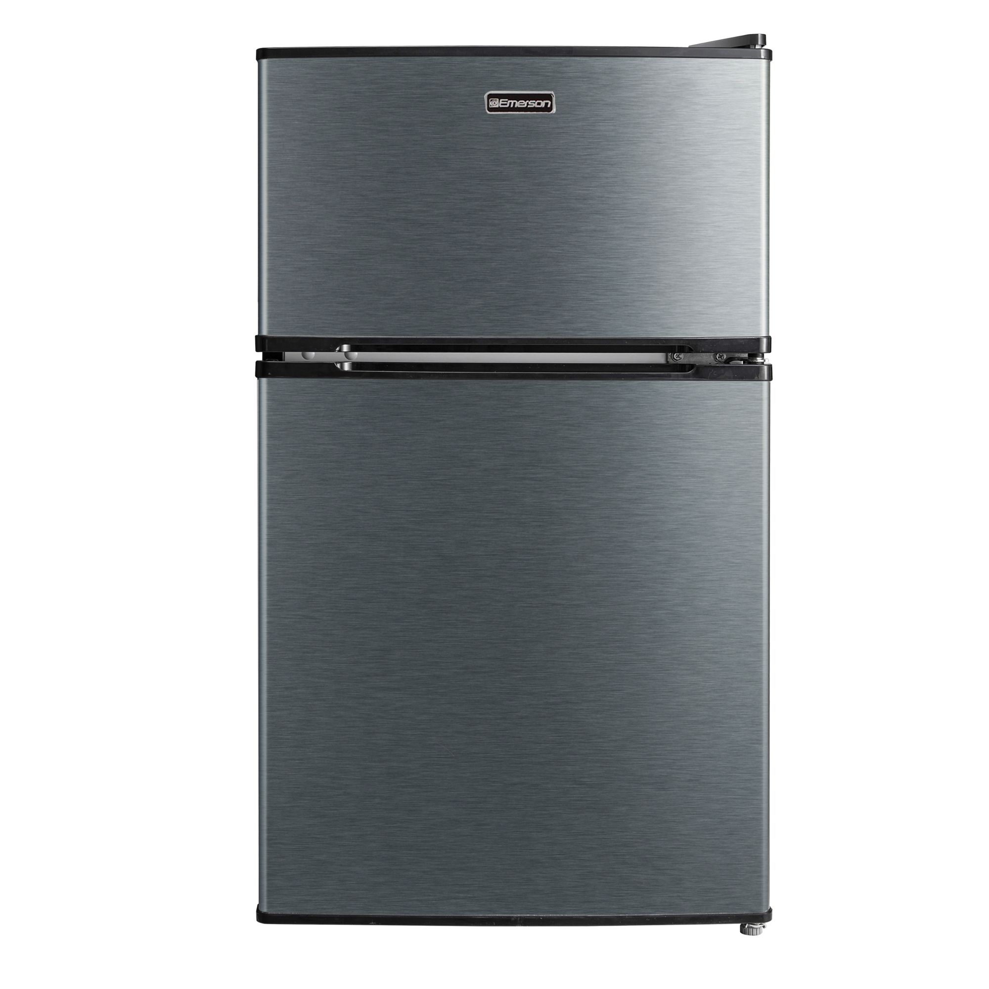 Emerson 3.1-Cu.-Ft. 2-Door Stainless Refrigerator/Freezer