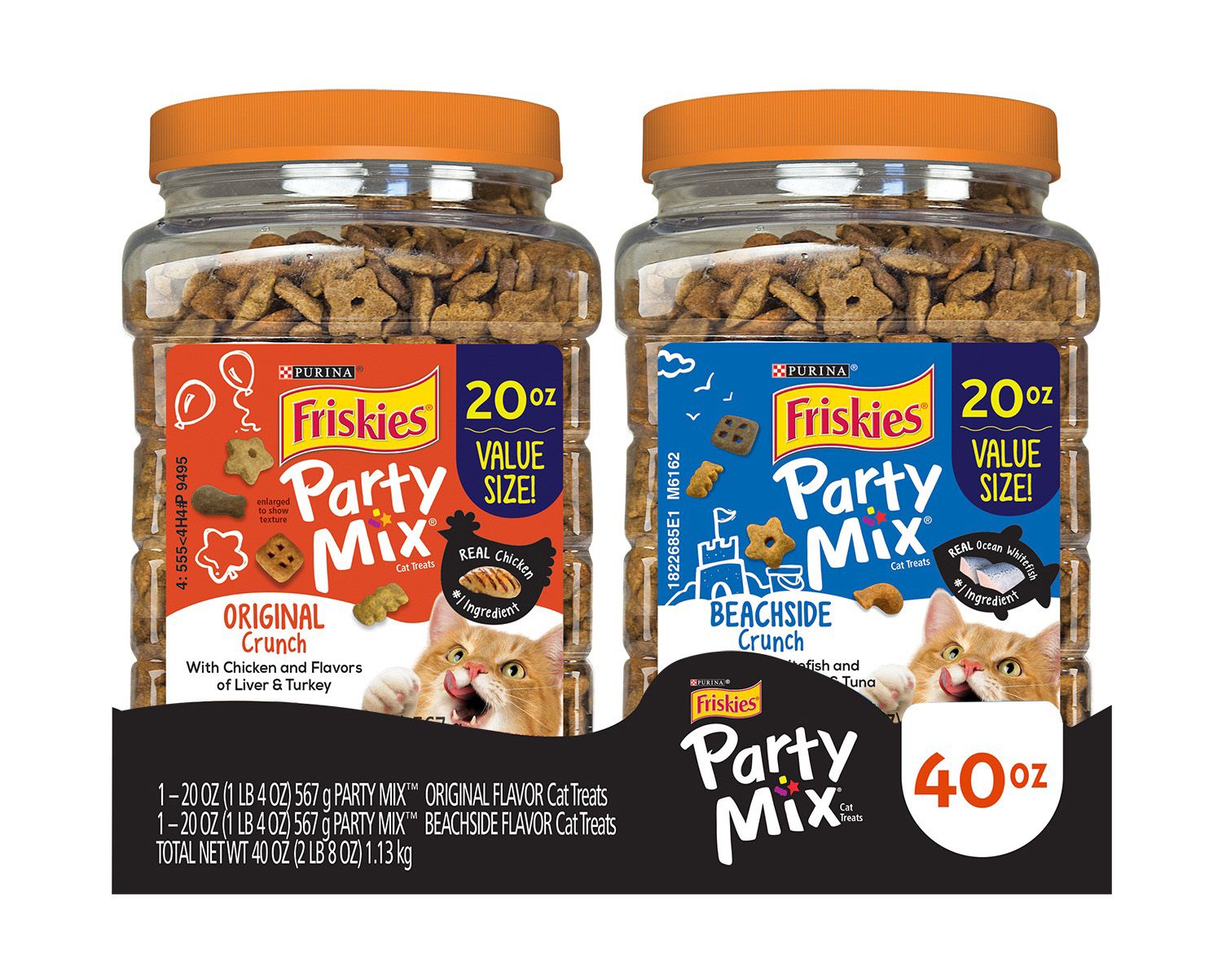 Purina Friskies Cat Treats Party Mix 2 pk. 20 oz