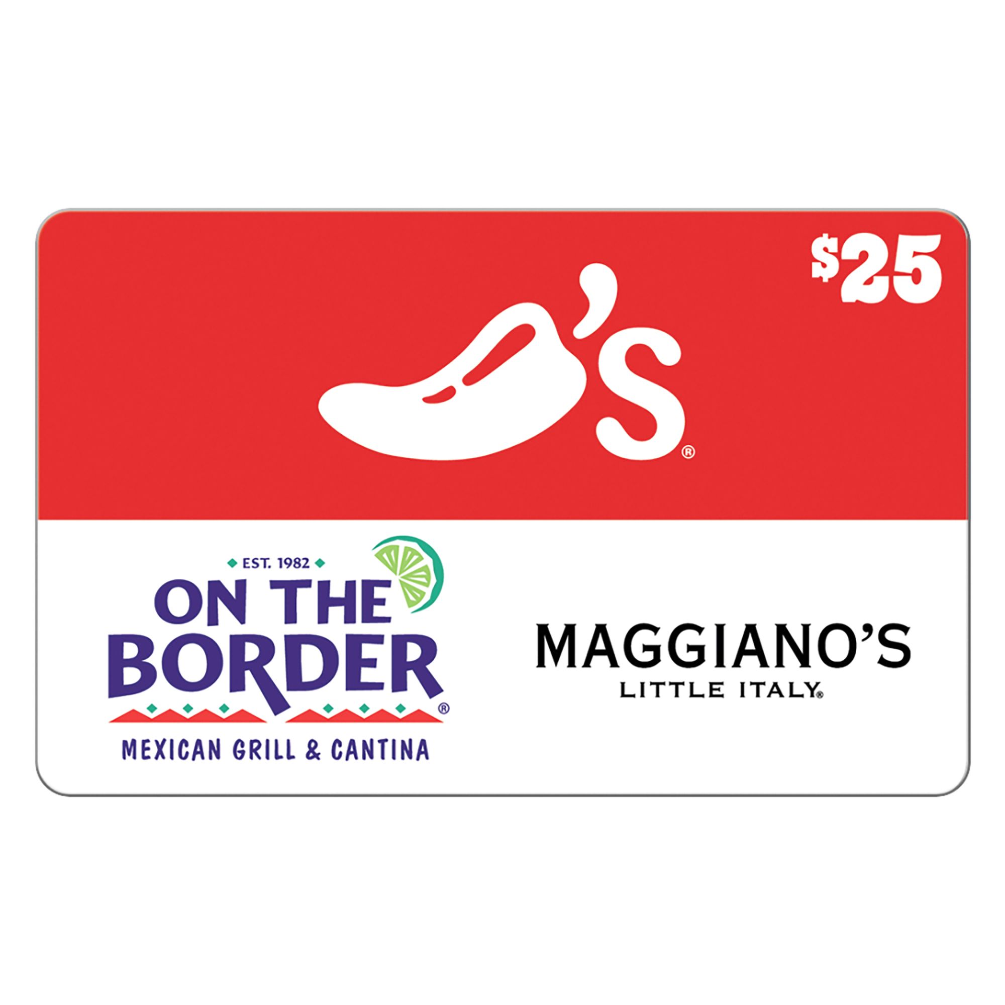 $25 Brinker 3-Choice Gift Card