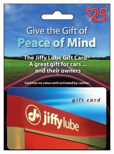 $25 Jiffy Lube Gift Card