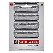 $25 Chipotle Mexican Grill Gift Card