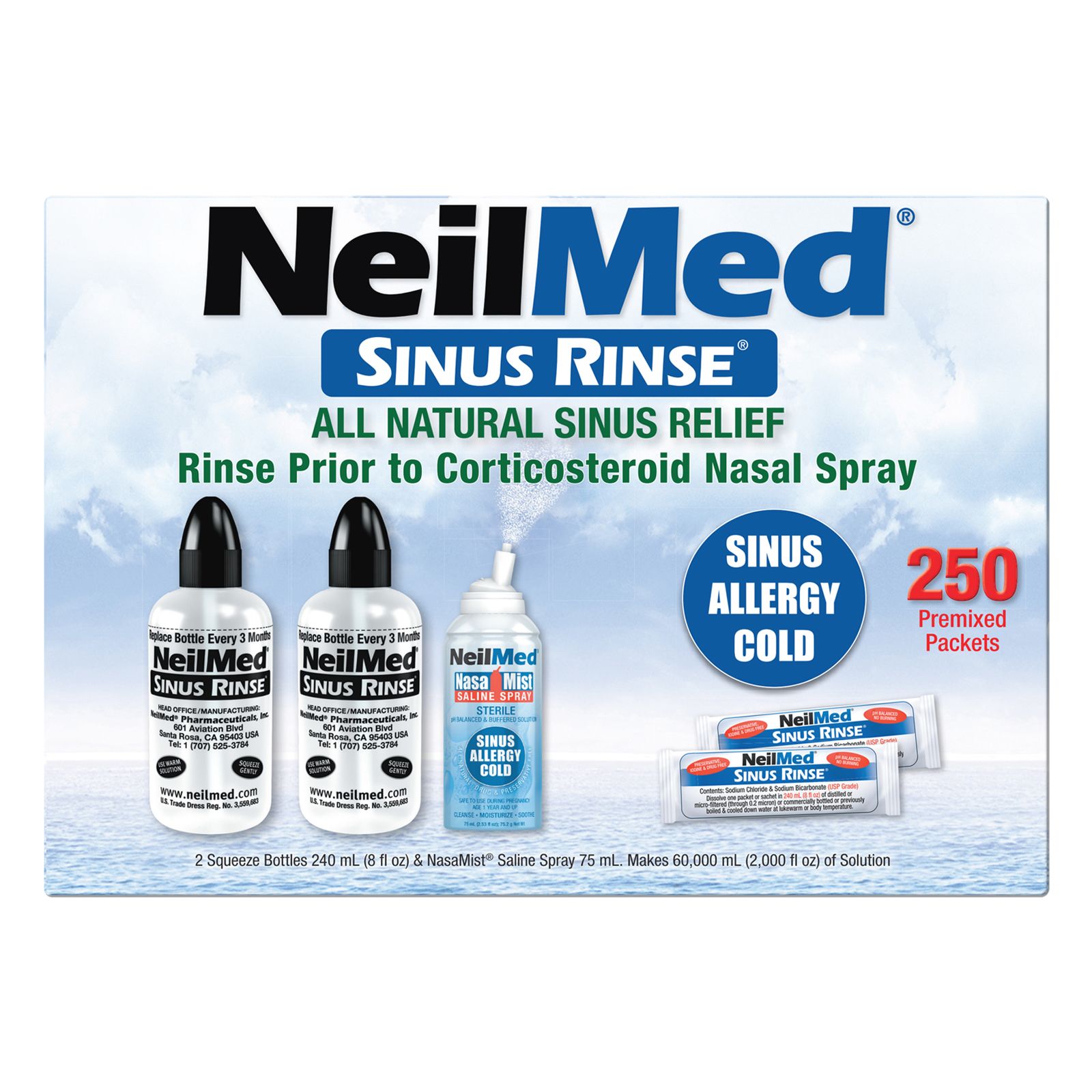 Neilmed Sinus Rinse Complete Kit - 8 Oz