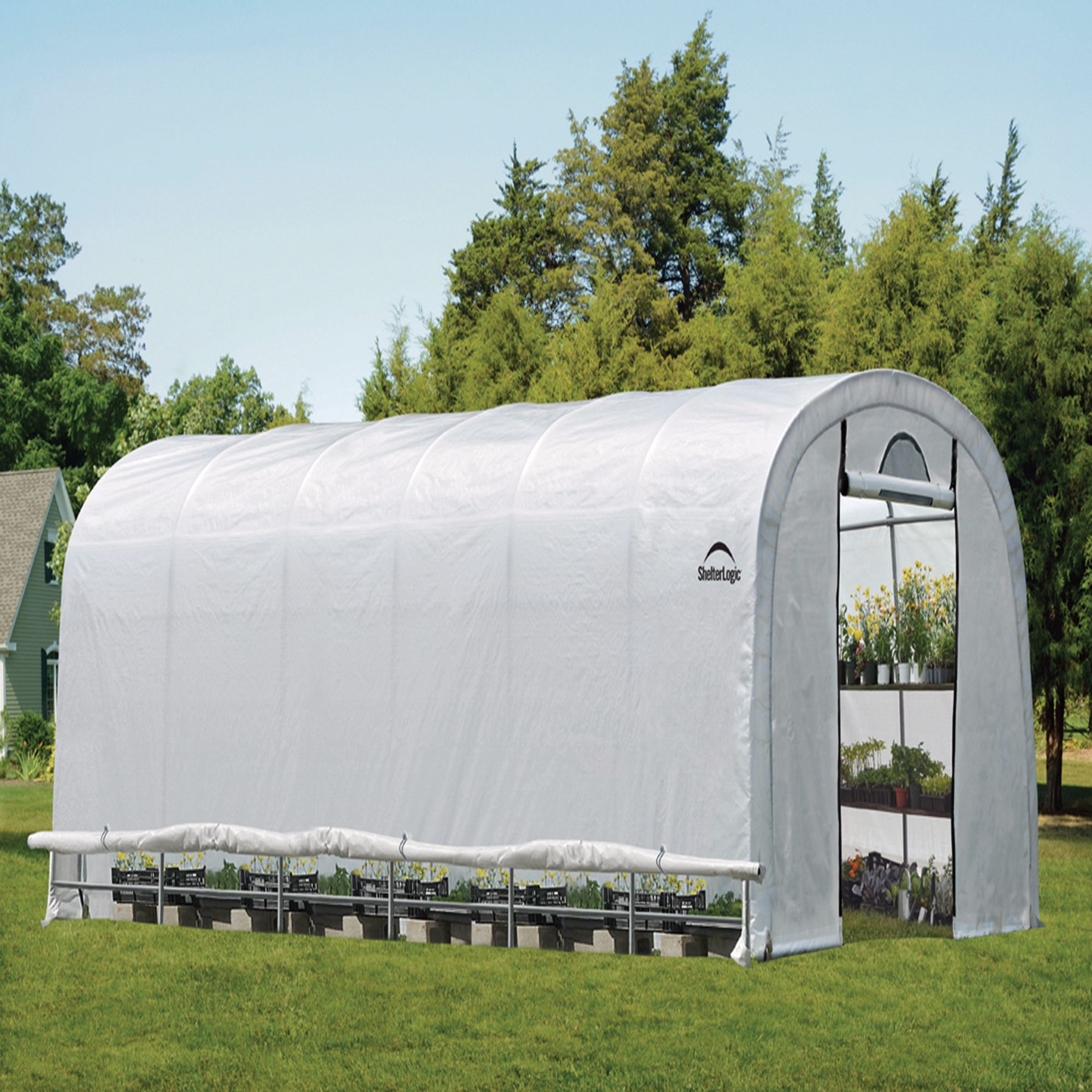 ShelterLogic GrowIt Heavy-Duty 12' x 24' x 8' Greenhouse