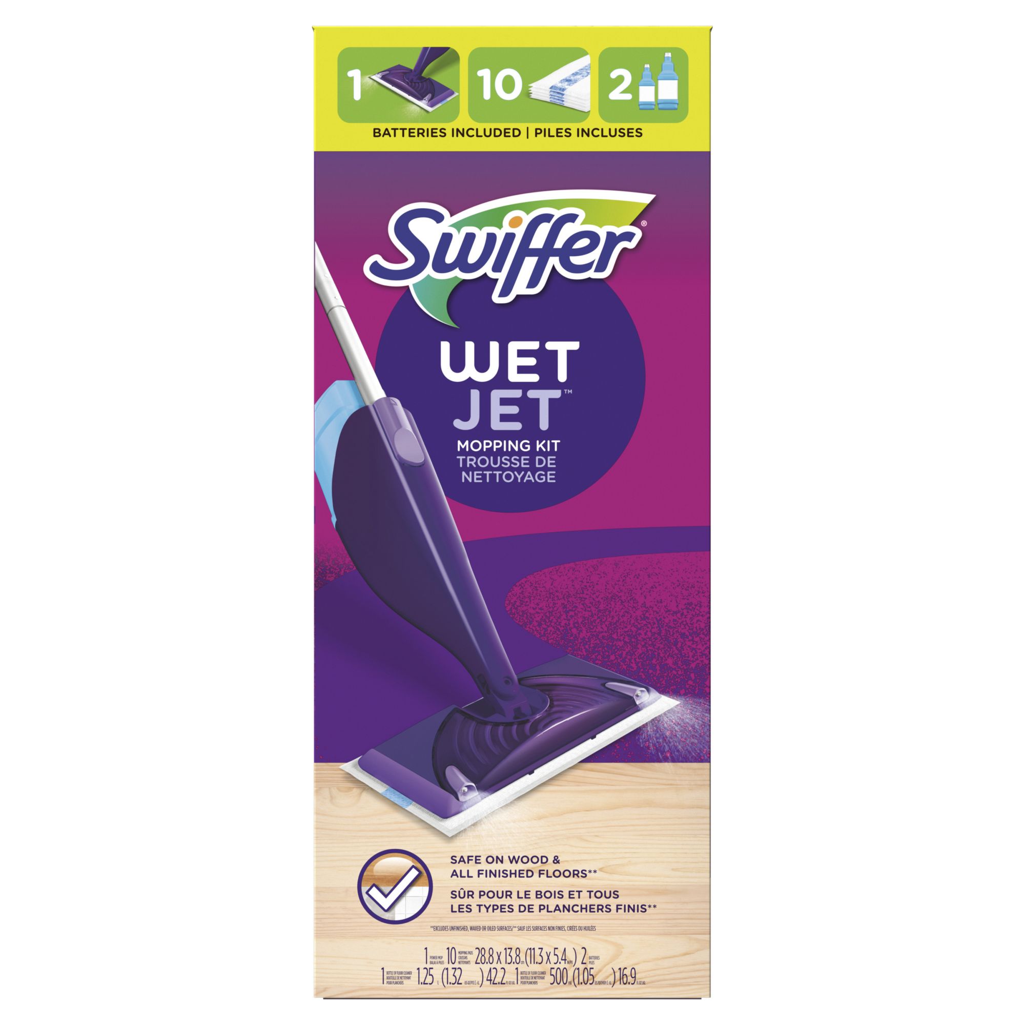Swiffer Wetjet Hardwood Floor Spray Mop Starter Kit Bjs