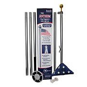 Annin Flagmakers 20' Anthem Flag Set with Solar Light and 60&quot; x 36&quot; U.S. Flag