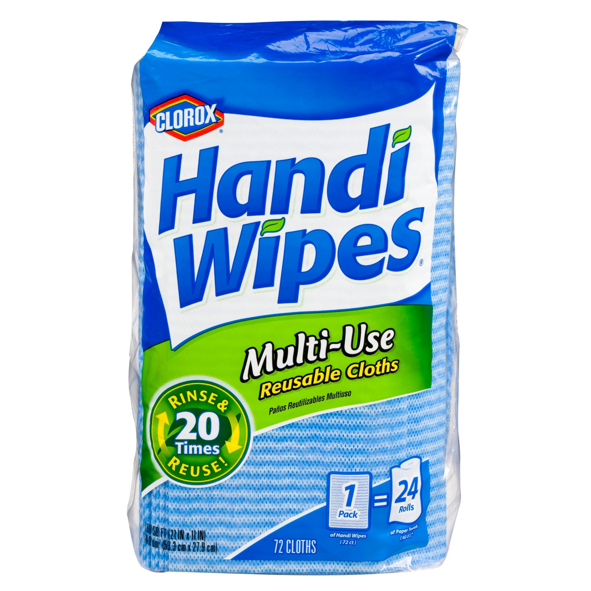 Clorox Handi Wipes Reusable Cloths, 72 Ct.