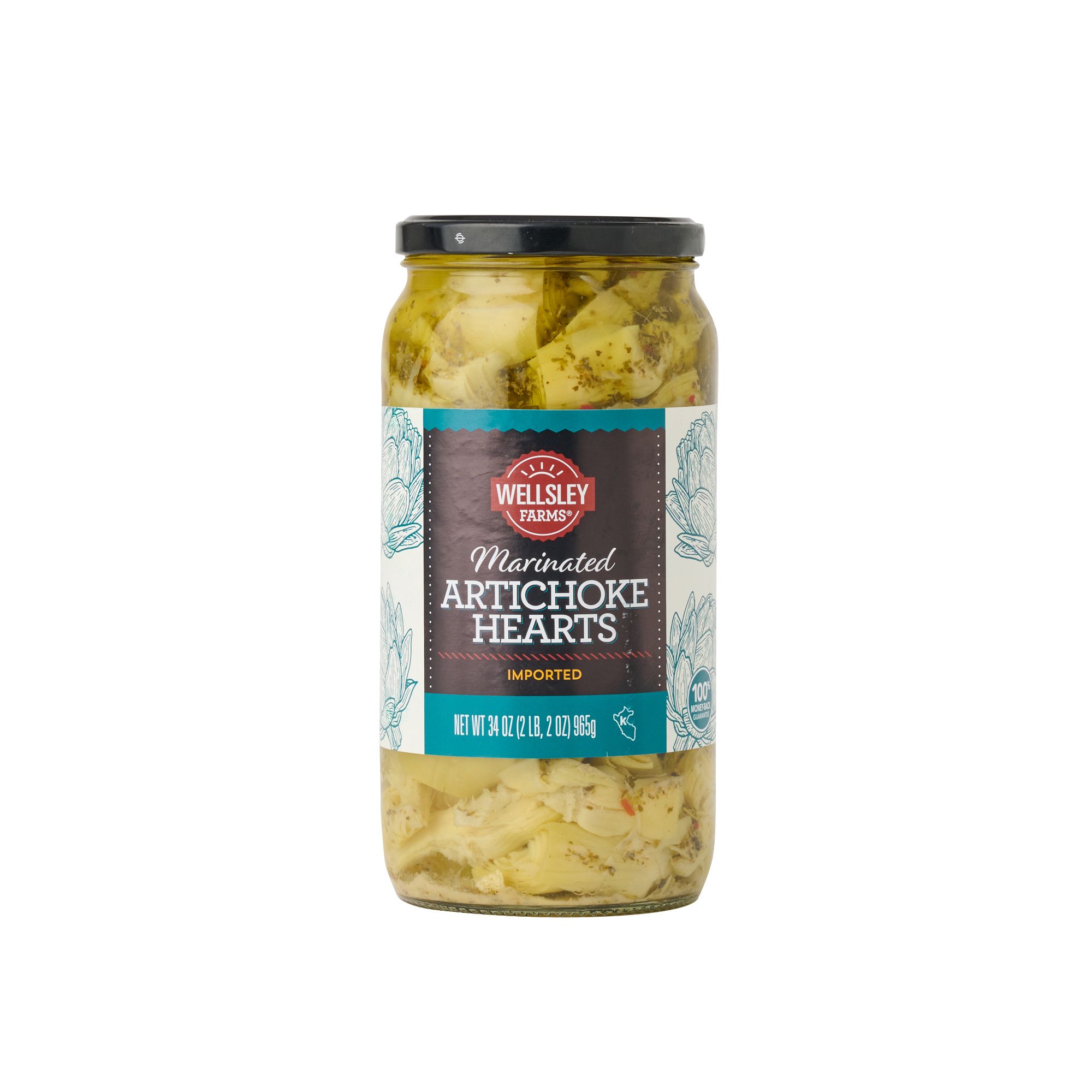 Wellsley Farms Marinated Artichokes, 34.6 oz.