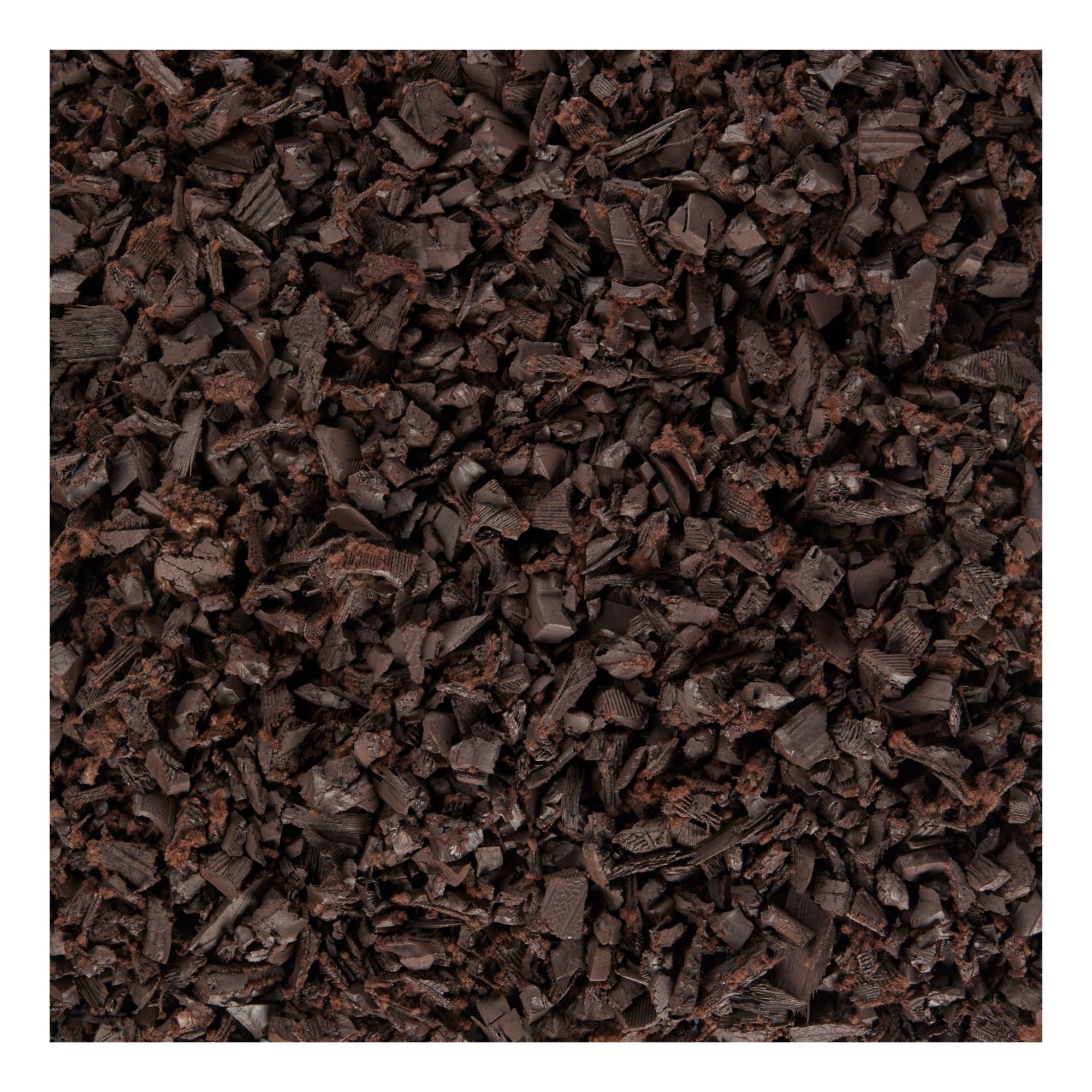 GroundSmart Rubber Mulch 50 Bags, Brown
