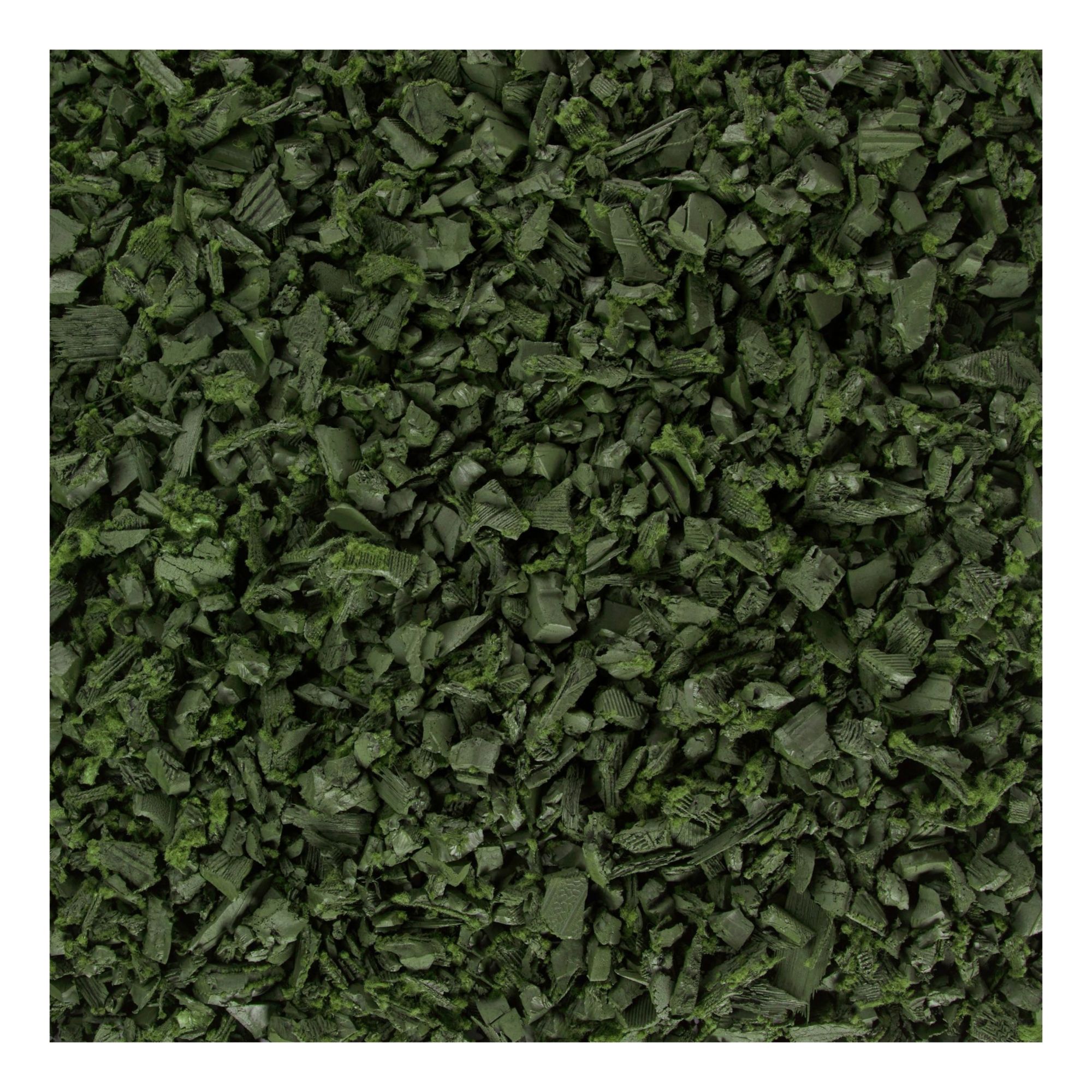 GroundSmart Rubber Mulch 50 Bags, Green