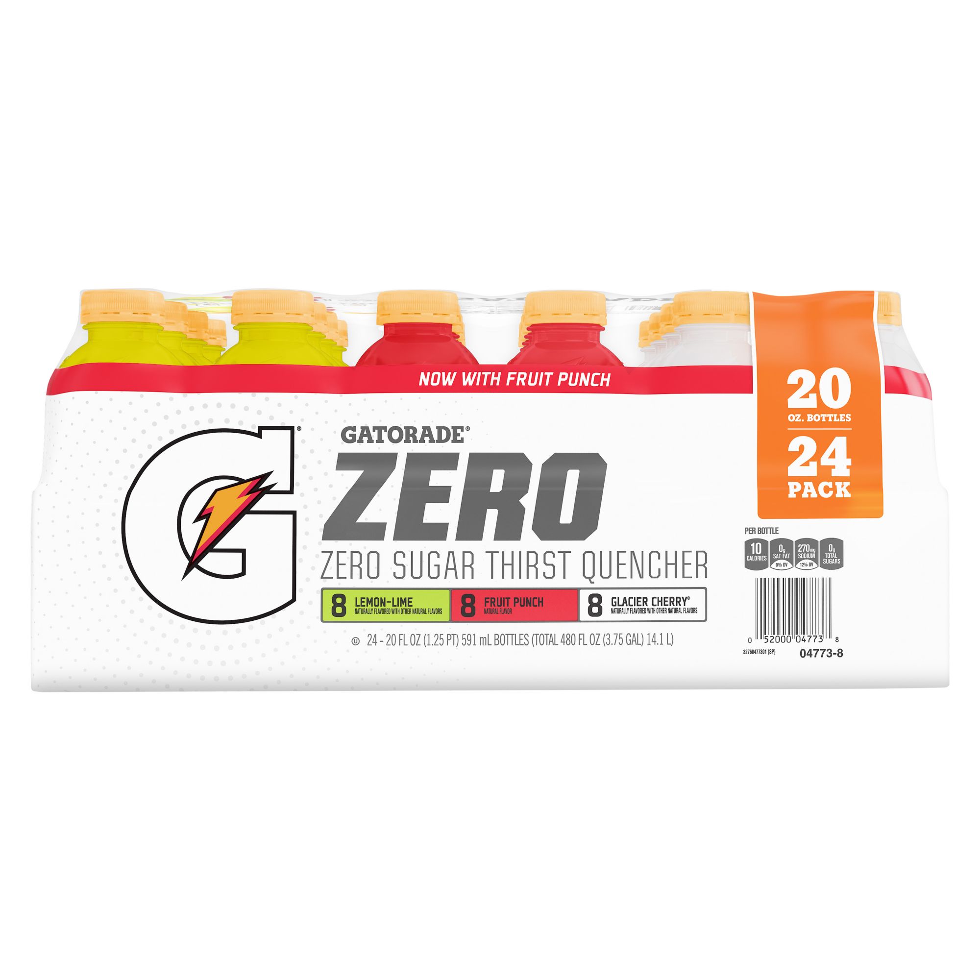 Gatorade G Zero Variety Pack, 24 pk./20 oz.