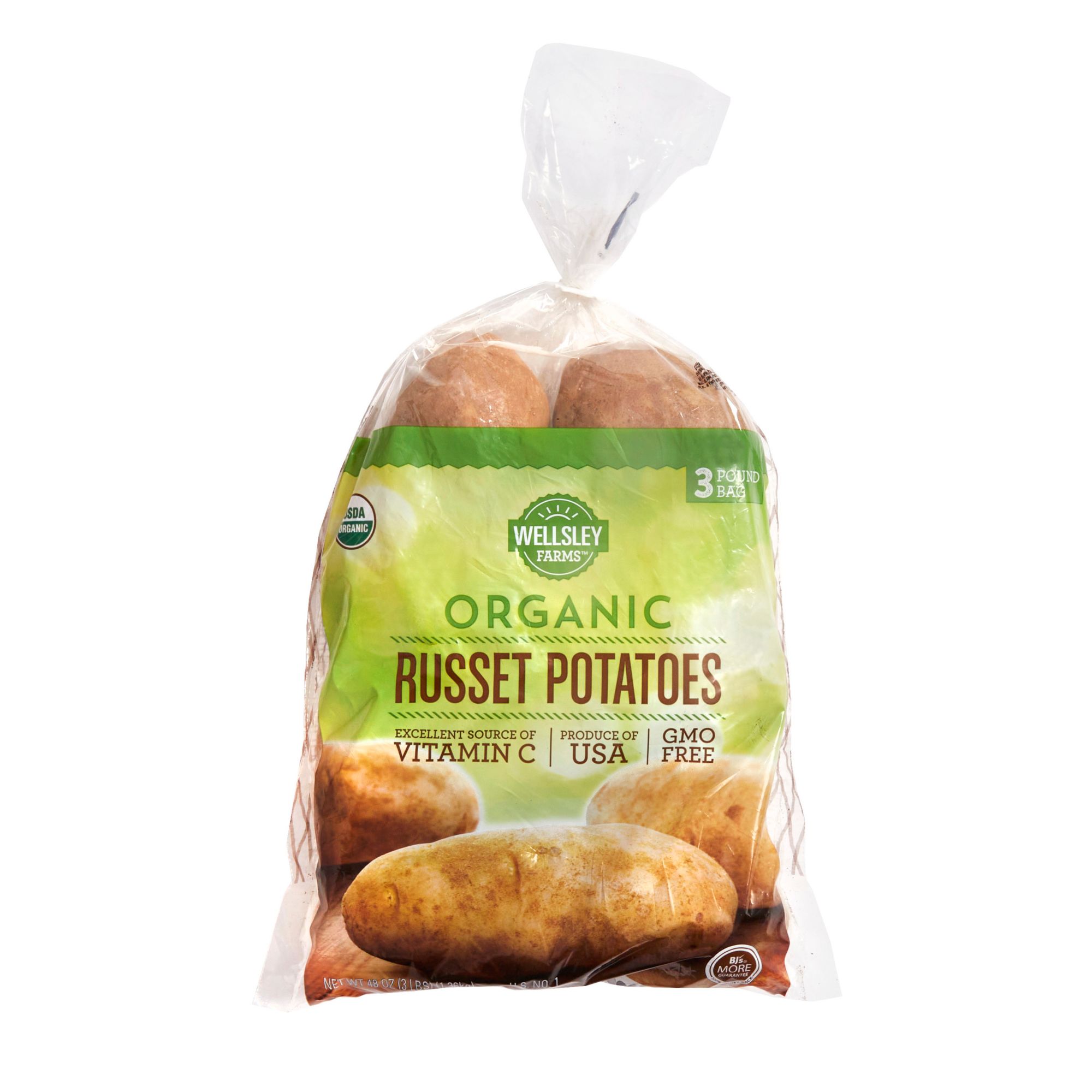 Wellsley Farms Organic Russet Potatoes, 3 lbs.