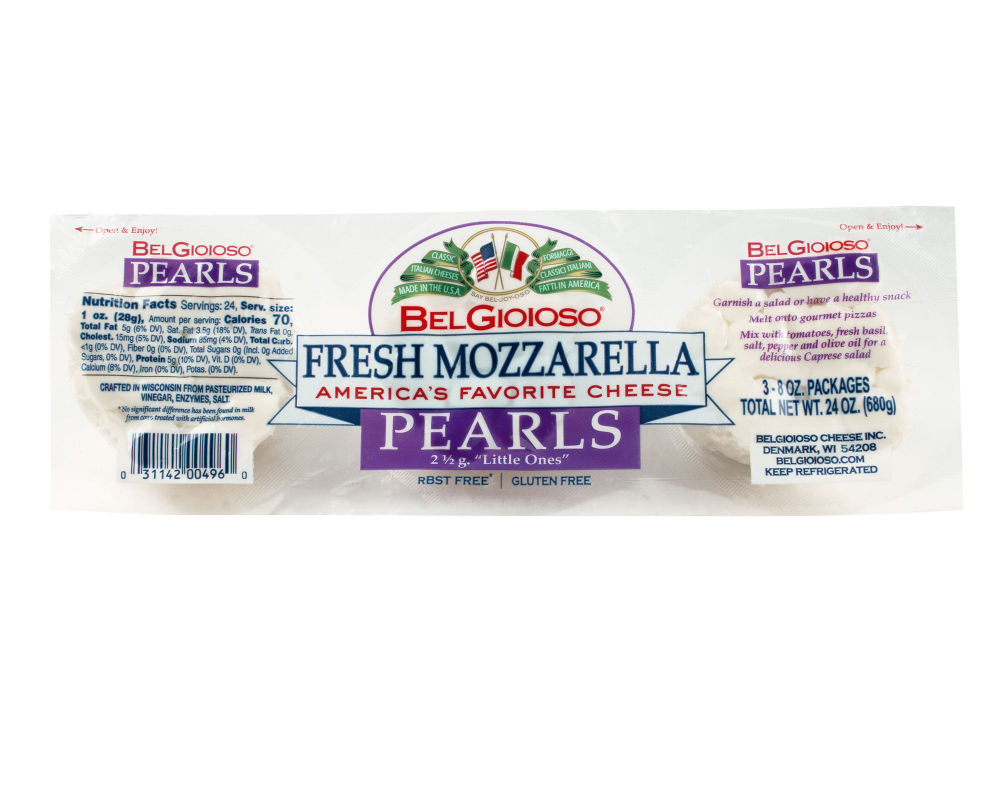 BelGioioso Fresh Mozzarella Pearls, 24 oz.