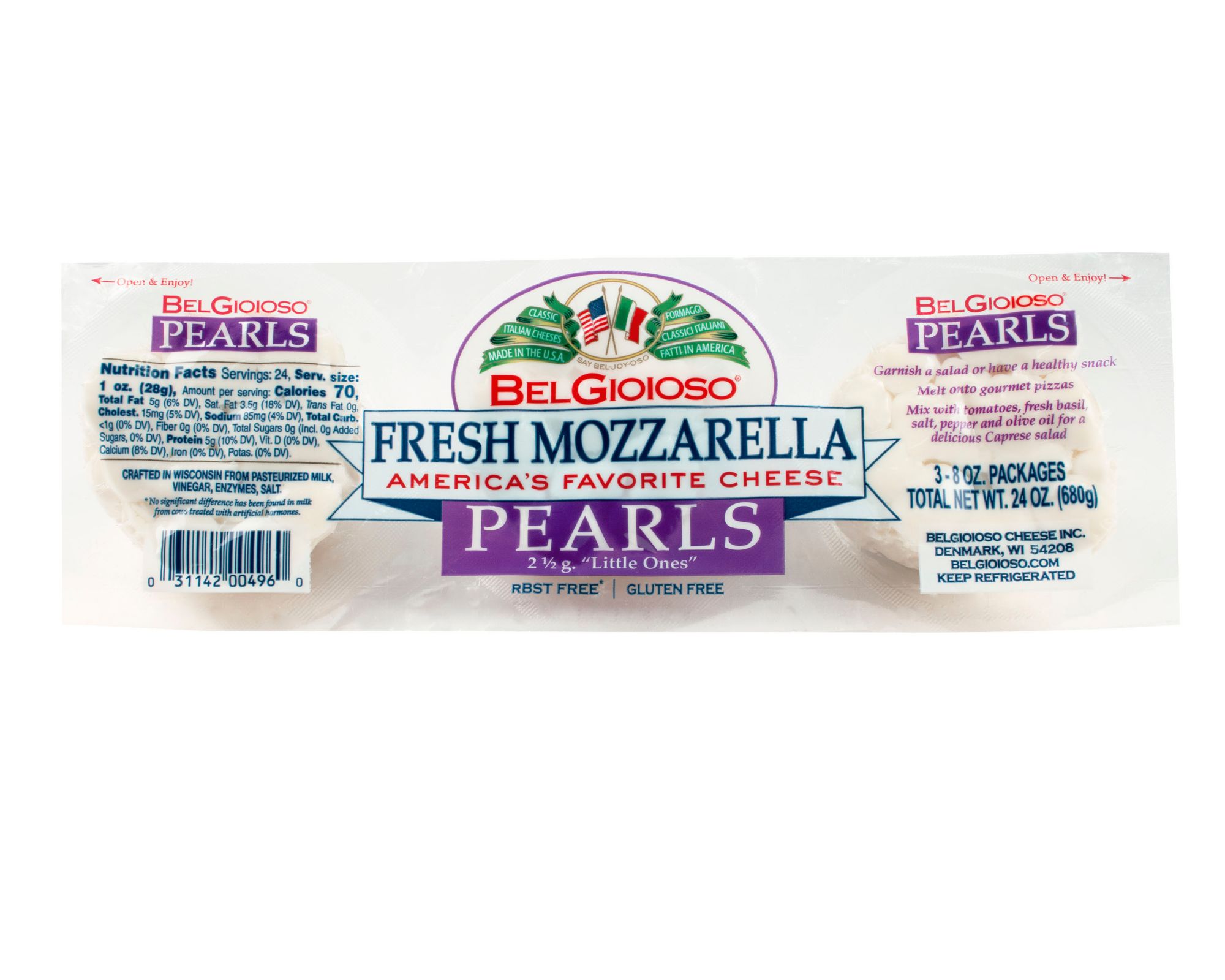 BelGioioso Fresh Mozzarella Pearls, 24 oz.