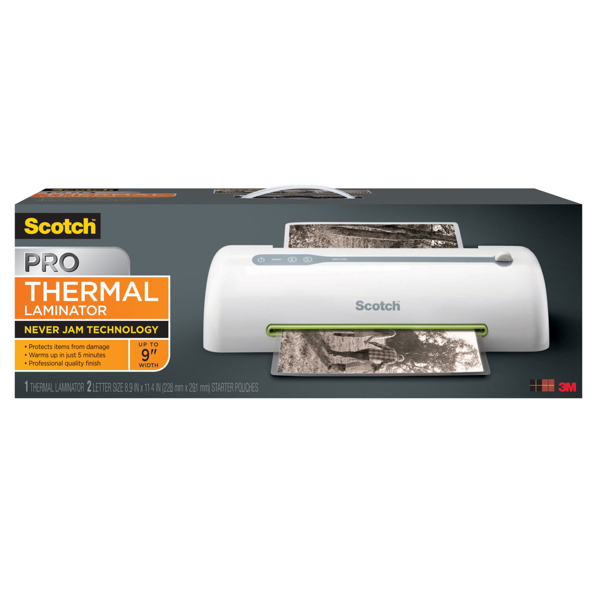 Scotch PRO TL906 Thermal Laminator with Bonus Laminating Pouches