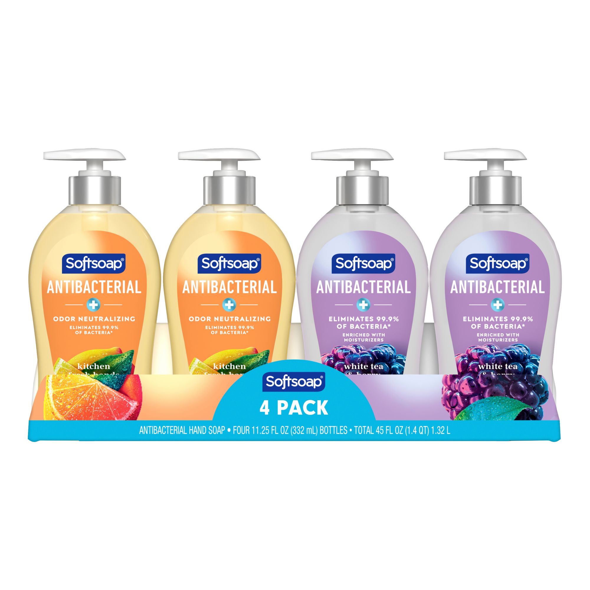 Softsoap Antibacterial Liquid Hand Soap, 4 pk./ 11.25oz.