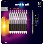 uni-ball 207 Gel Pen, 10 pk. - Black