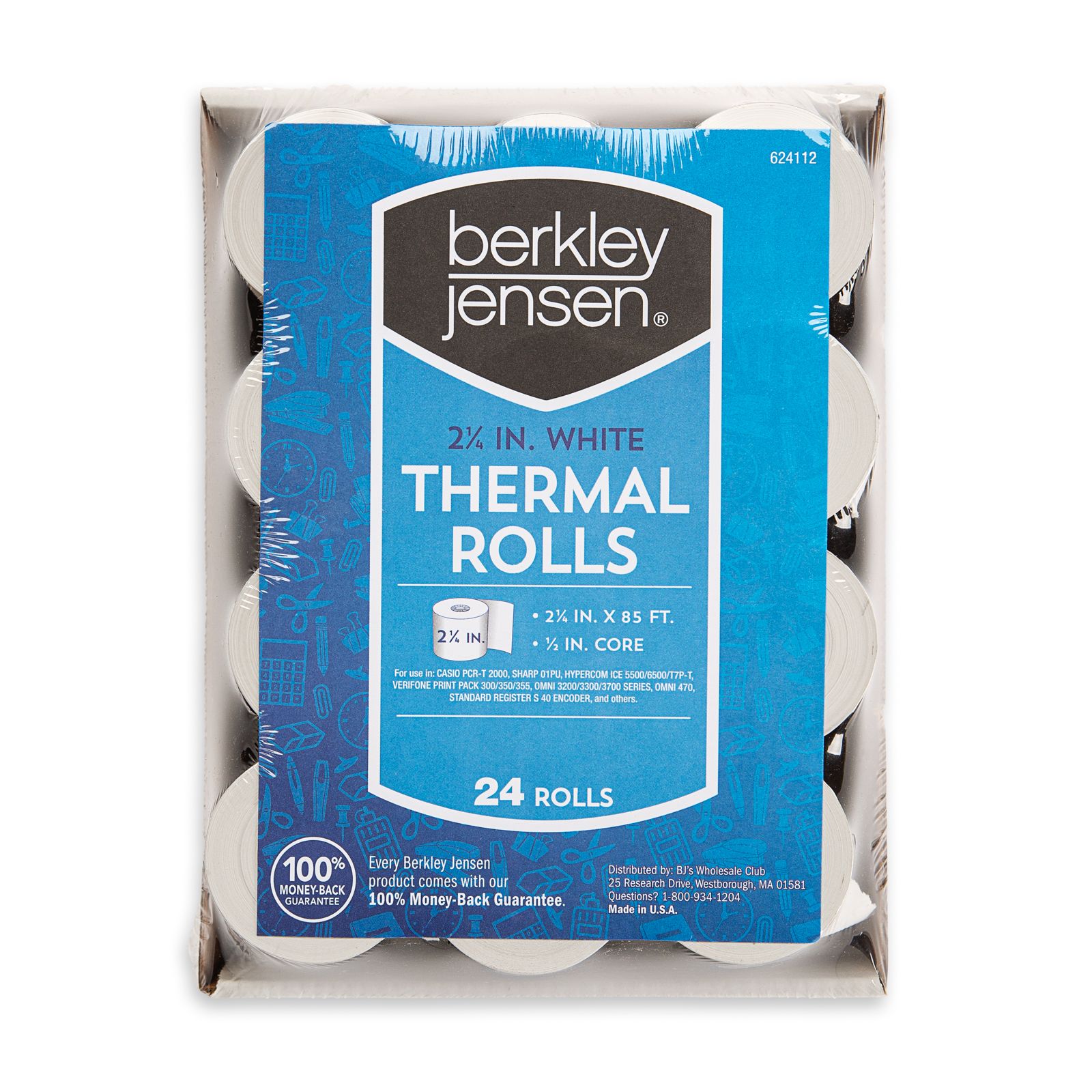 Berkley Jensen Thermal Paper Rolls, 24 pk.