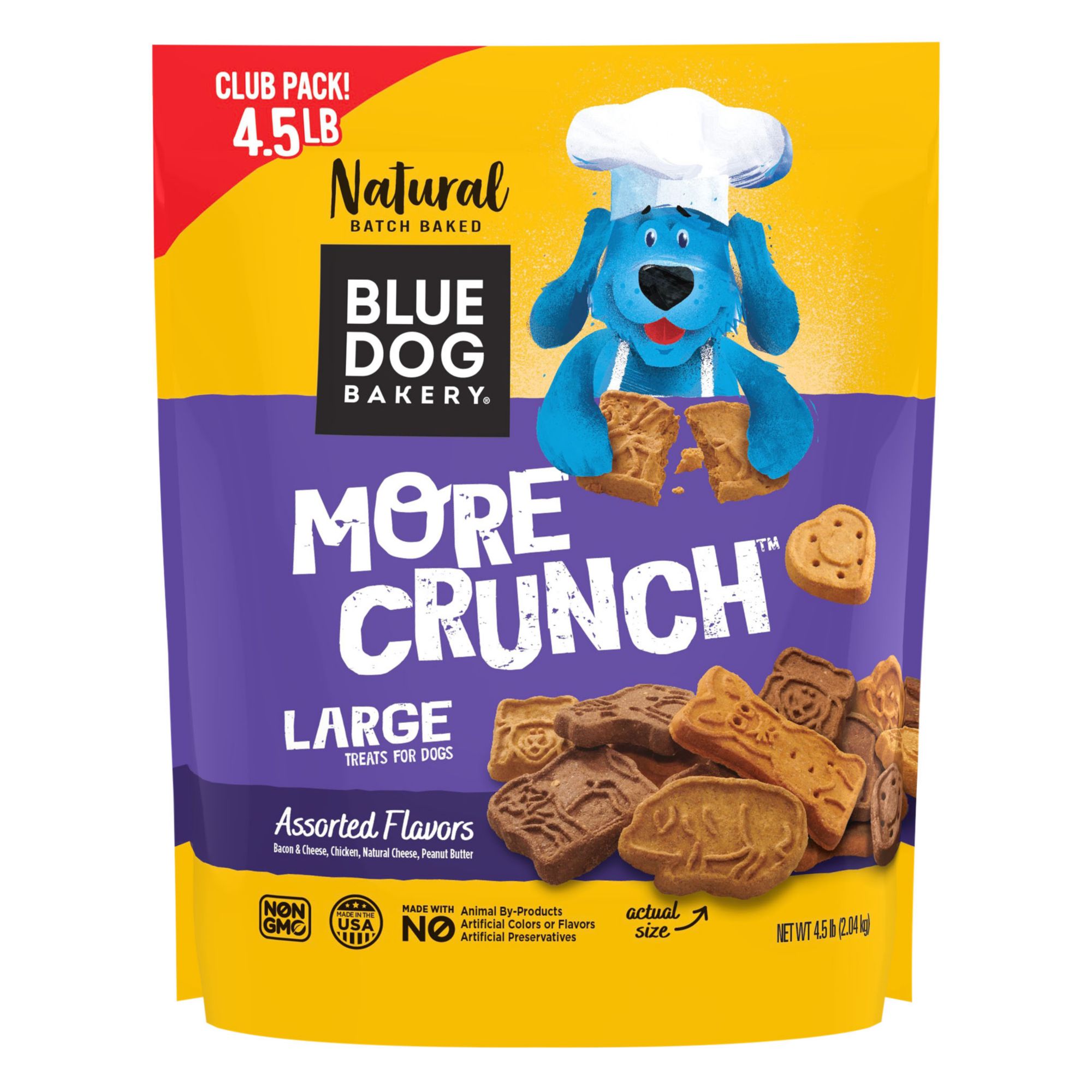 Blue Dog Bakery More Crunch Dog Treats, 4.5 lbs.