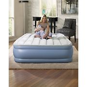 Beautyrest Hi Loft Full-Size Raised Airbed - Light Blue