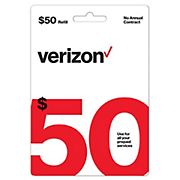 $50 Verizon Refill Gift Card
