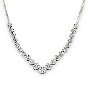 2.00 Carat Diamond Necklace in 14K White Gold