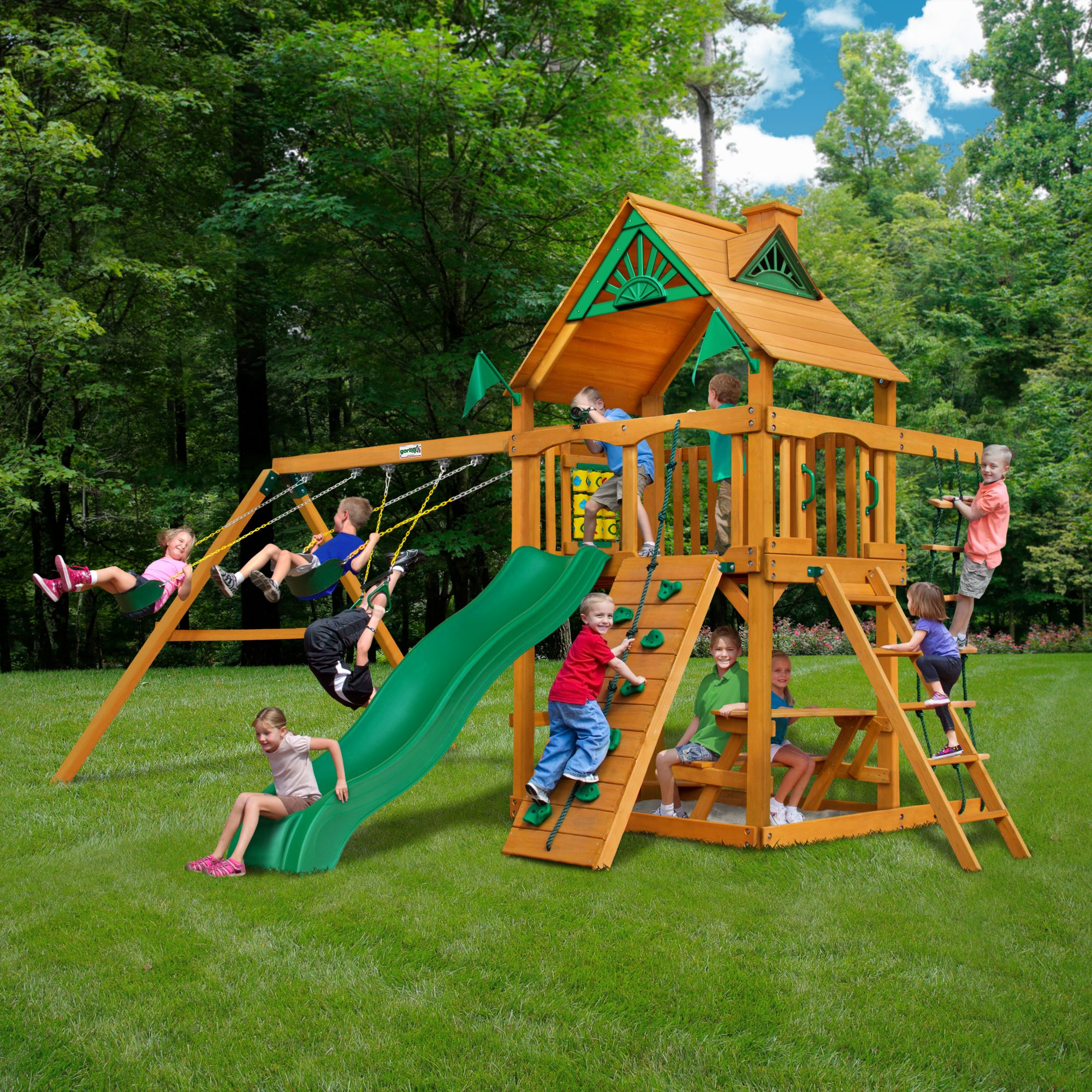 Gorilla Playsets Chamberlain Ii Swing Set